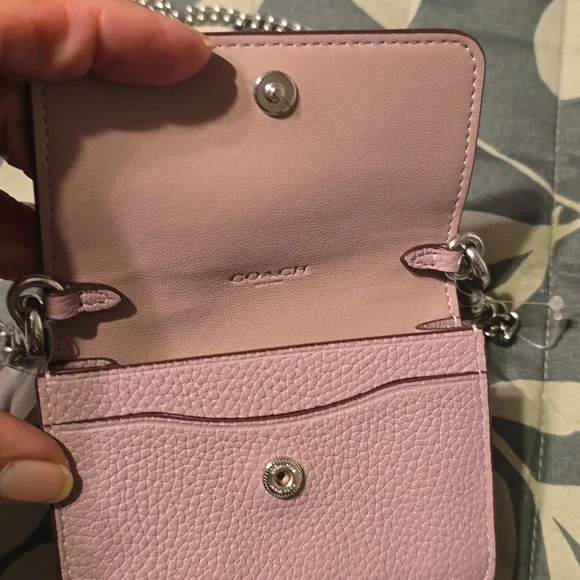 🆕Mini Coach Wallet Leather Crossbody Bag - Picture 3 of 4